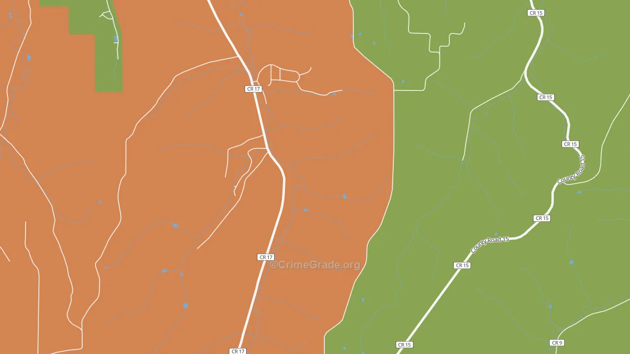 Sugarloaf, MN Map of Drug-Related Crime Rates