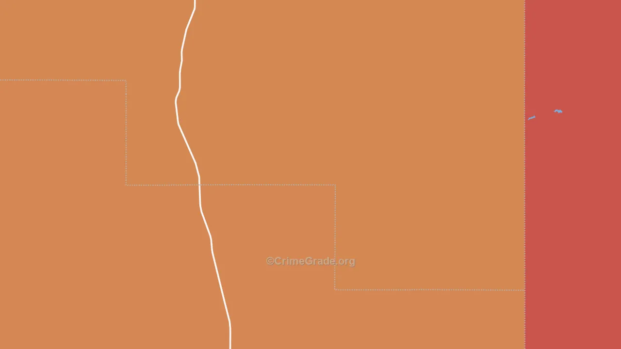 Sumatra, MT Map of Drug-Related Crime Rates
