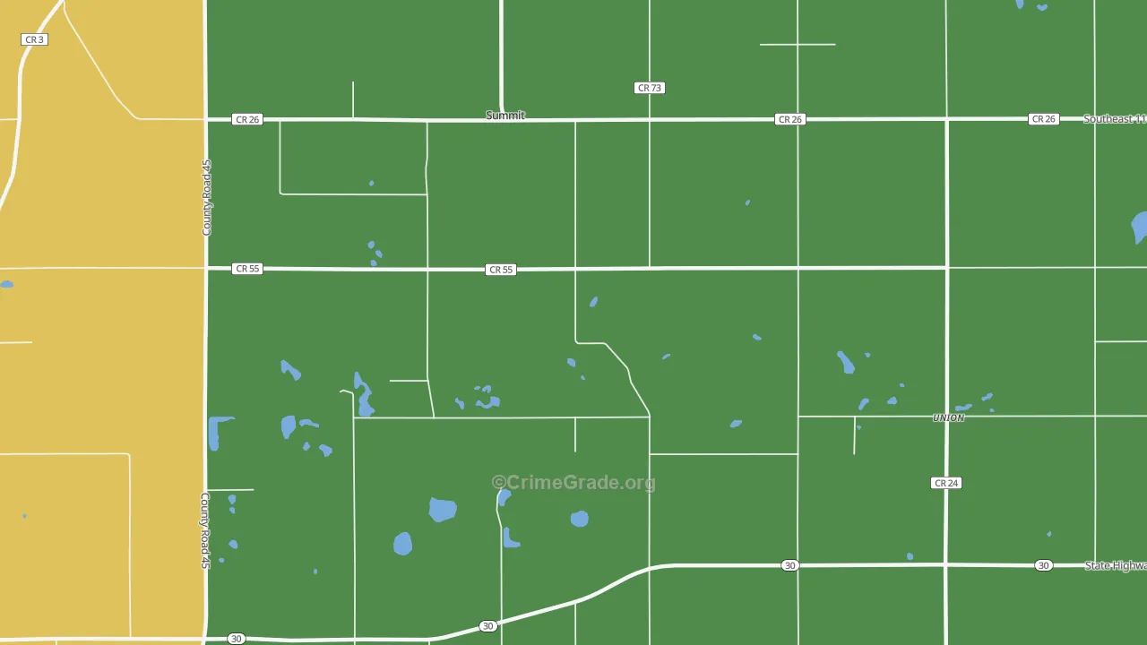 Summit, MN Map of Drug-Related Crime Rates