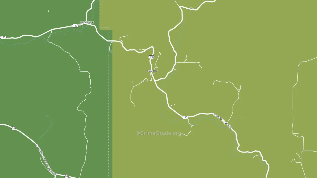 Summit, OR Map of Drug-Related Crime Rates