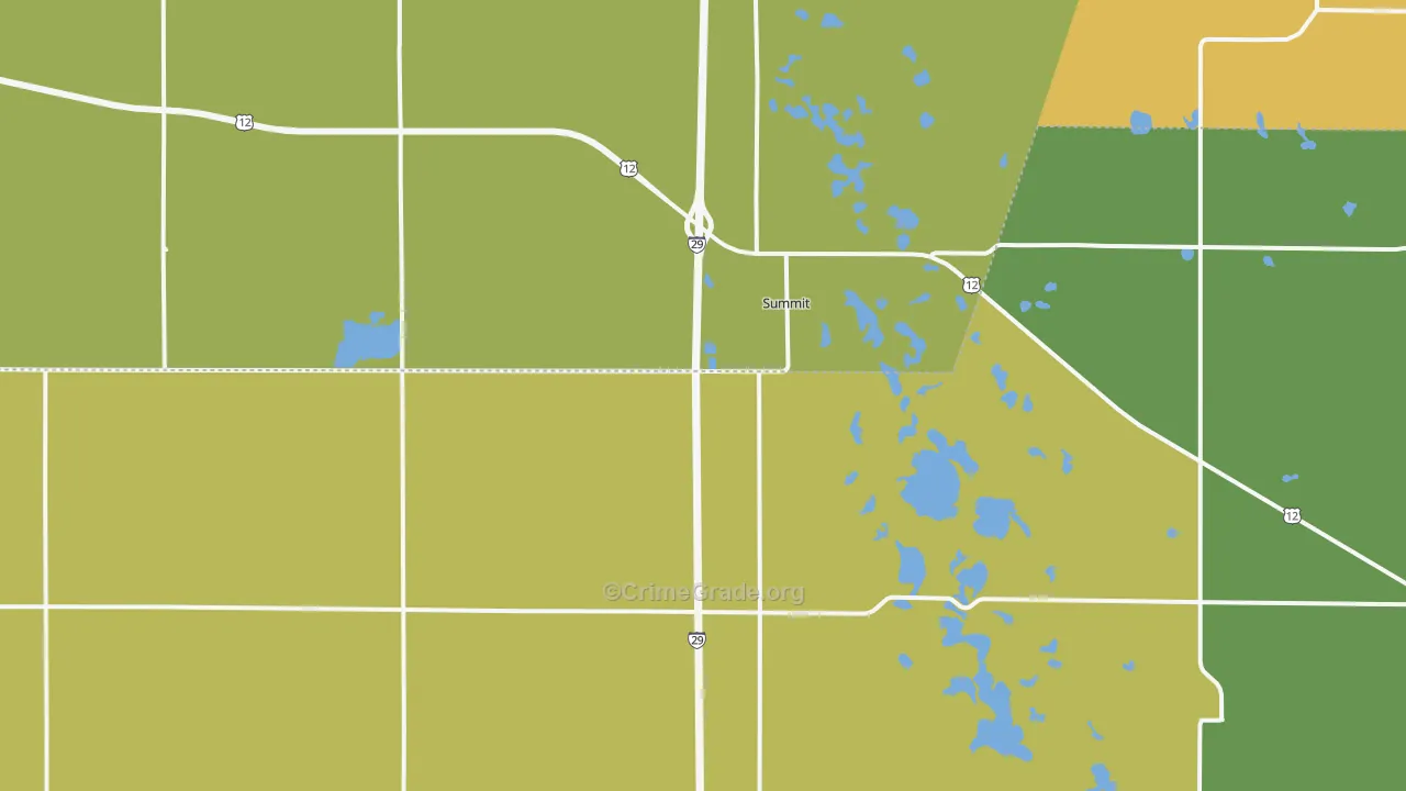 Summit, SD Map of Drug-Related Crime Rates