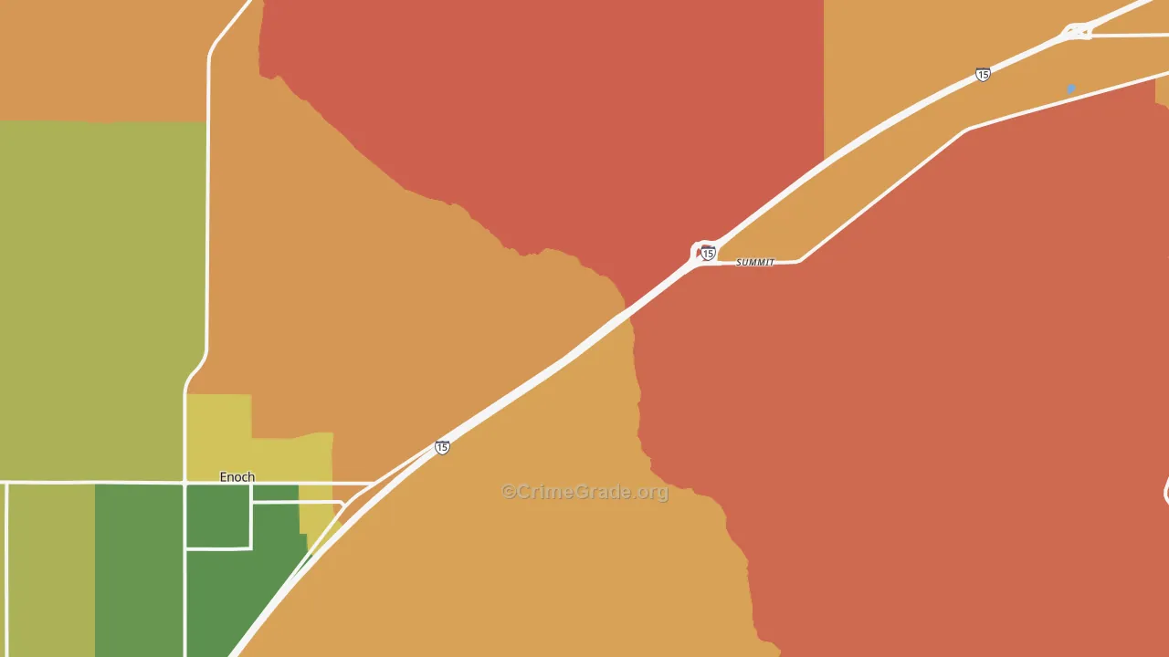 Summit, UT Map of Drug-Related Crime Rates