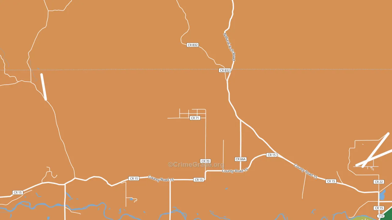 Summitville, CO Map of Drug-Related Crime Rates
