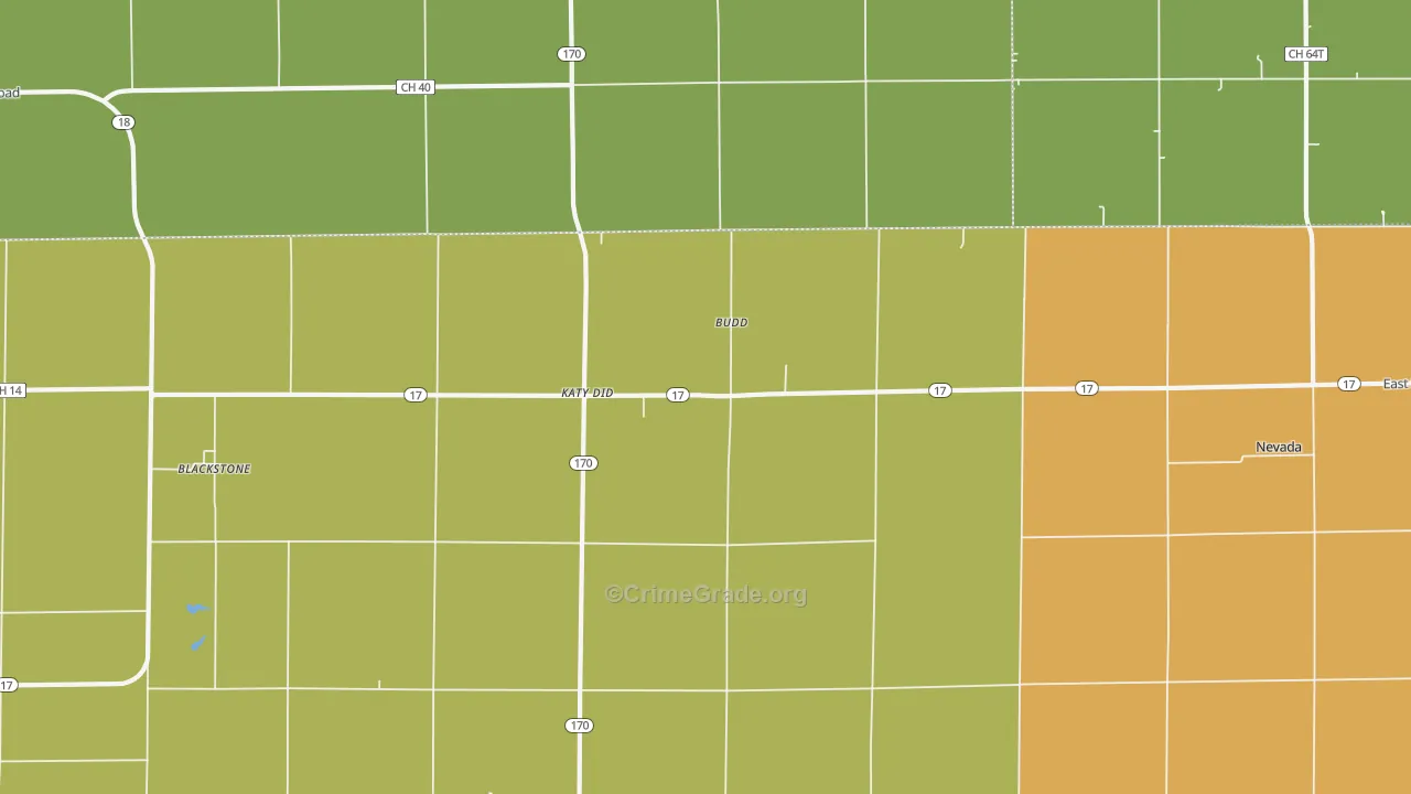Sunbury, IL Map of Drug-Related Crime Rates
