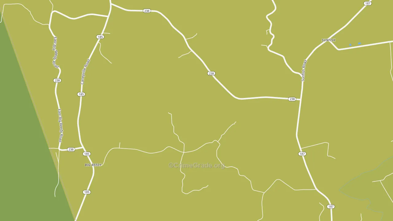 Sunfish, KY Map of Drug-Related Crime Rates