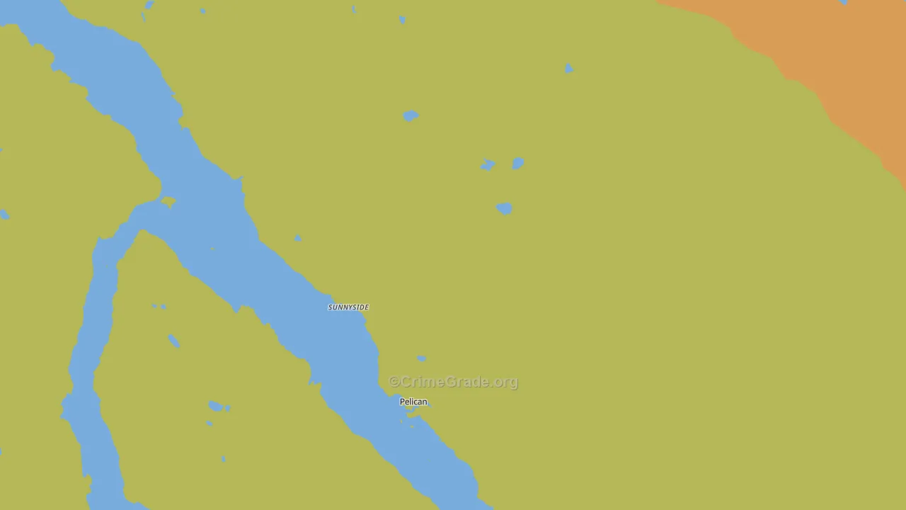 Sunnyside, AK Map of Drug-Related Crime Rates