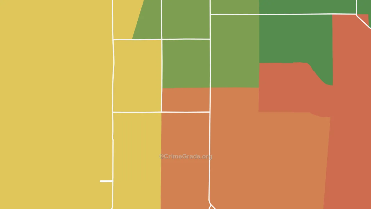 Sunshine, NM Map of Drug-Related Crime Rates