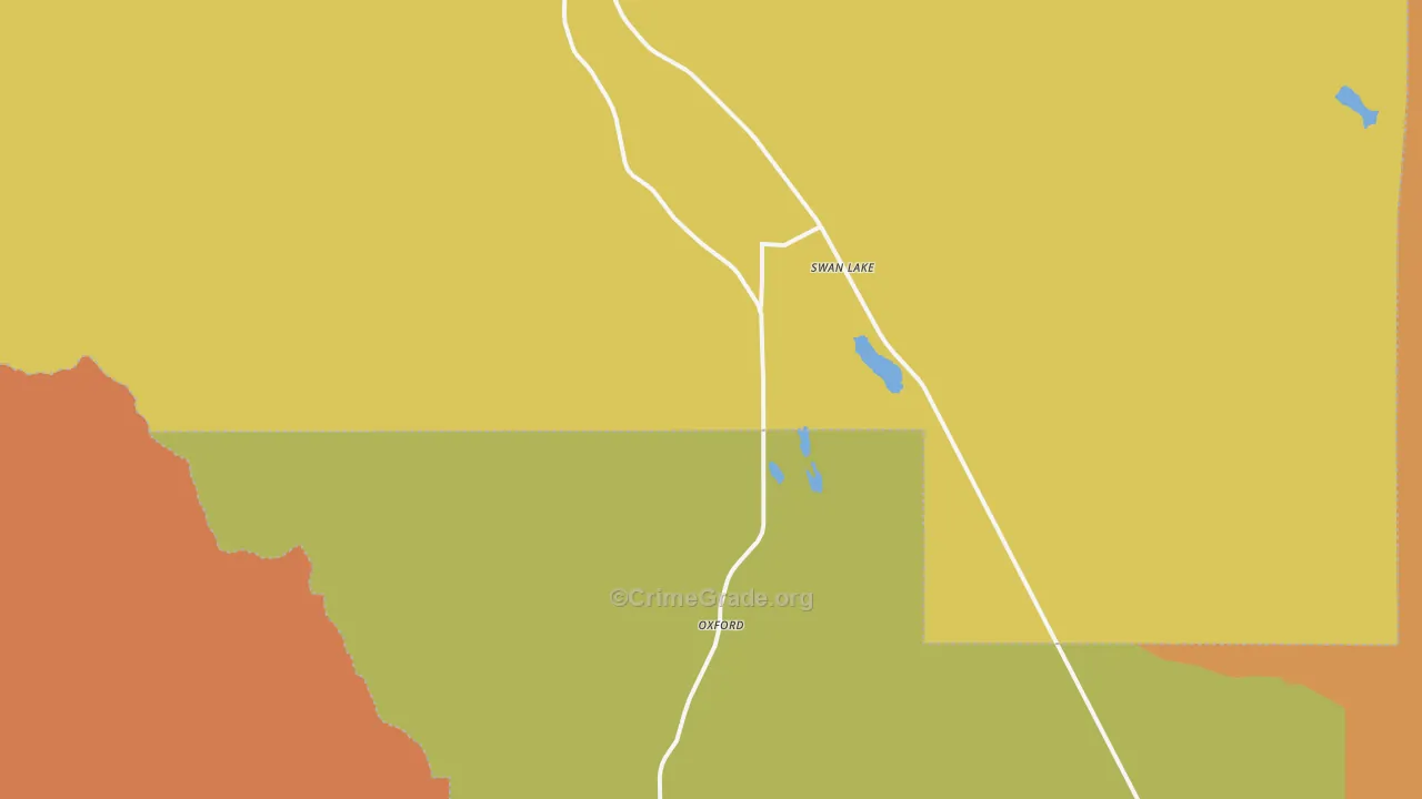 Swanlake, ID Map of Drug-Related Crime Rates