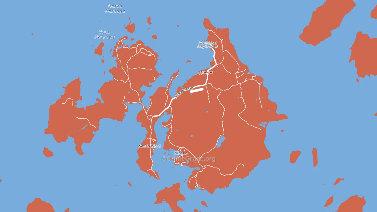 Swans Island, ME Map of Drug-Related Crime Rates