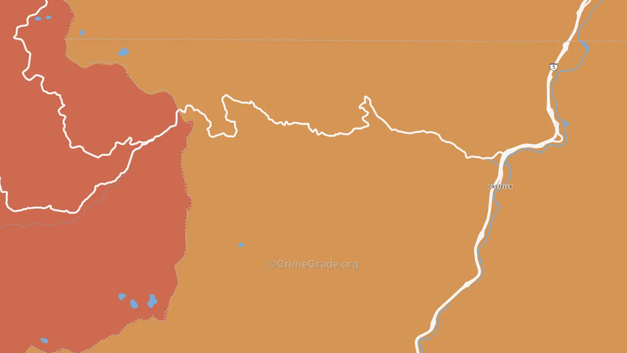 Sweetbriar, CA Map of Drug-Related Crime Rates