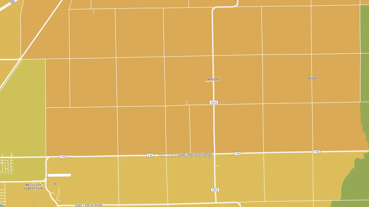 Swygert, IL Map of Drug-Related Crime Rates
