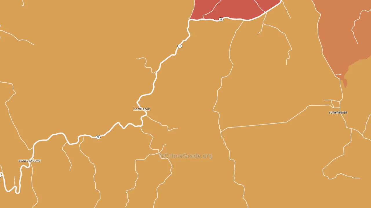 Sylamore, AR Map of Drug-Related Crime Rates
