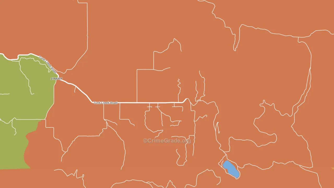 Synarep, WA Map of Drug-Related Crime Rates