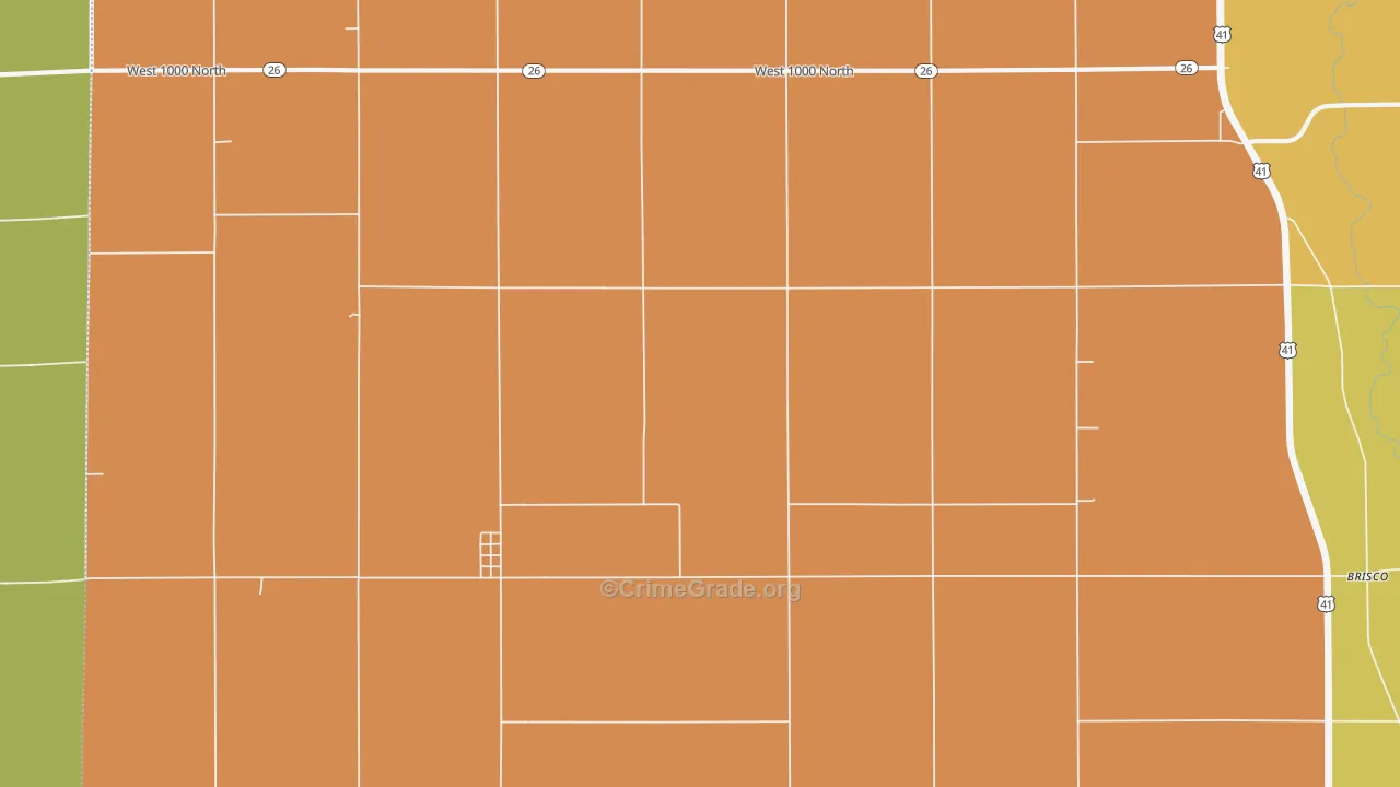 Tab, IN Map of Drug-Related Crime Rates