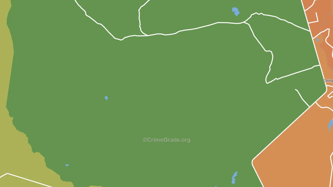 Tahchee, AZ Map of Drug-Related Crime Rates
