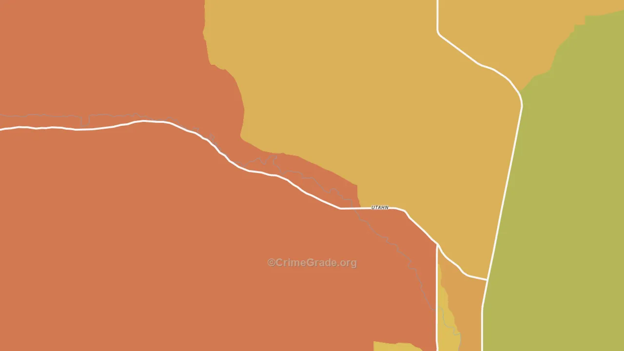 Talmage, UT Map of Drug-Related Crime Rates