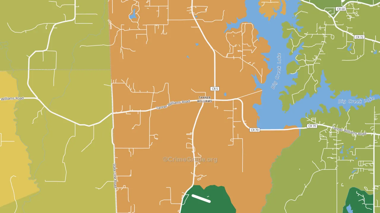 Tanner Williams, AL Map of Drug-Related Crime Rates