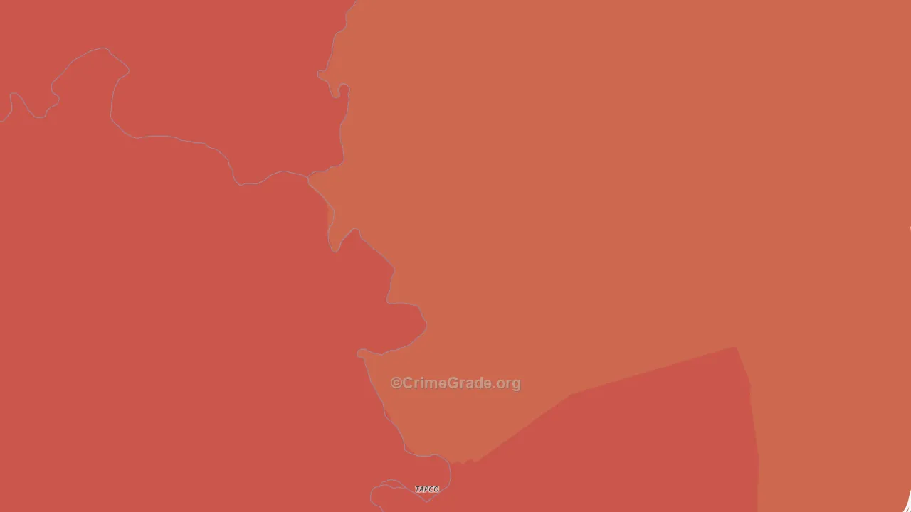 Tapco, AZ Map of Drug-Related Crime Rates