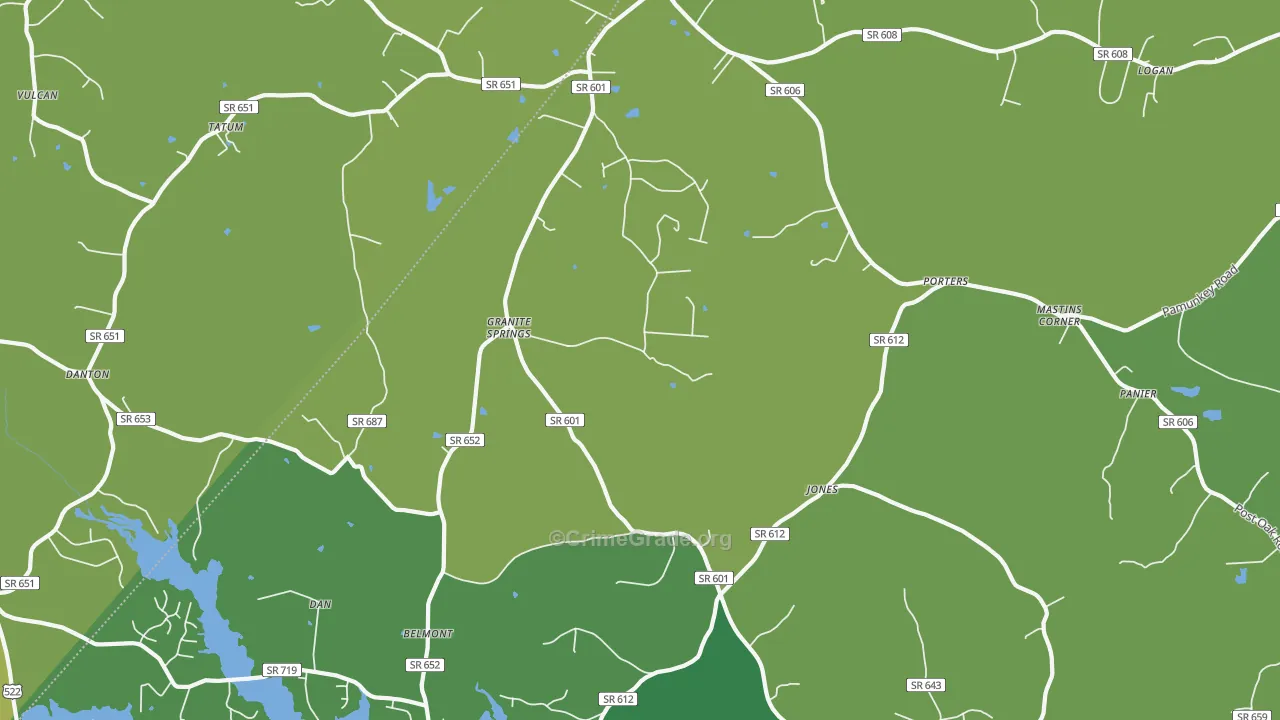 Tatum, VA Map of Drug-Related Crime Rates