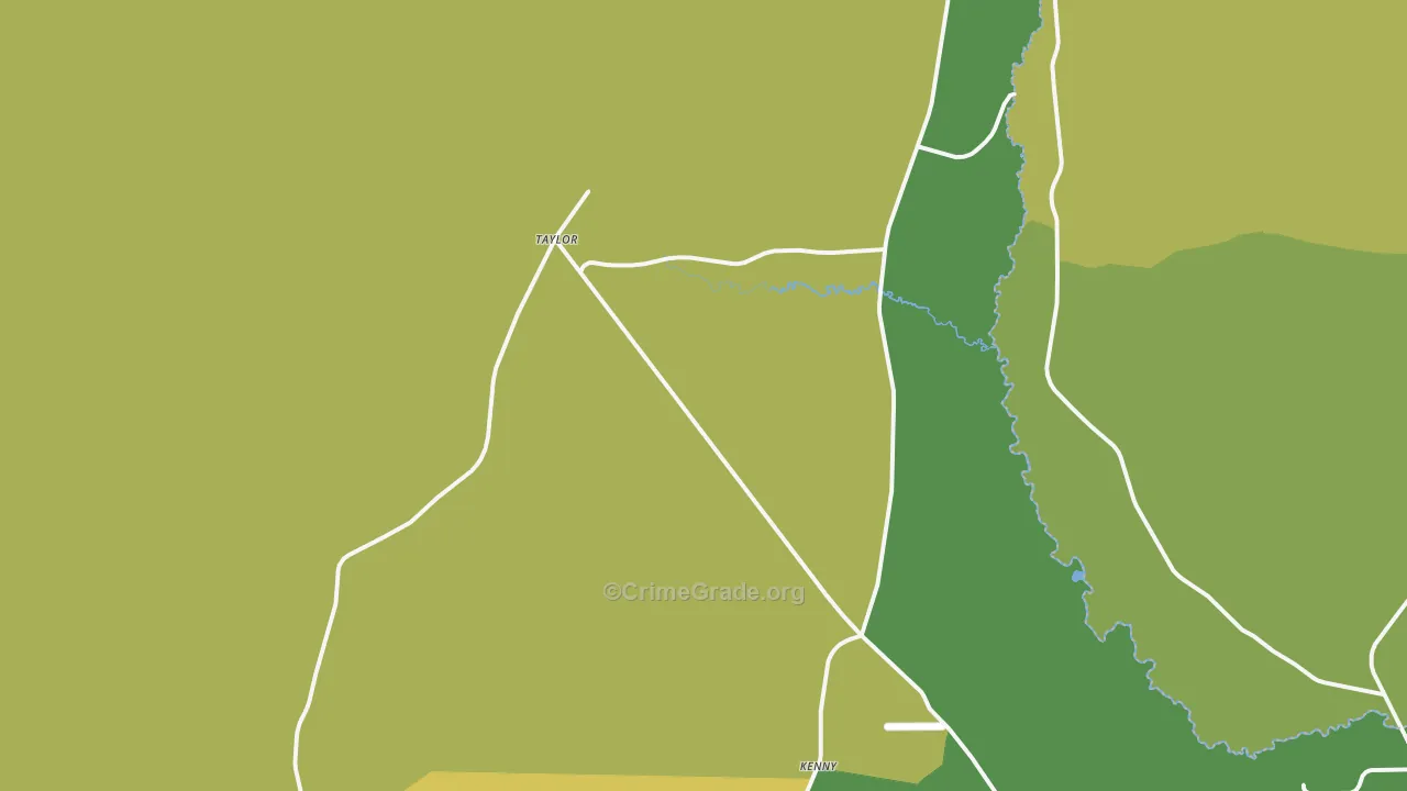 Taylor, FL Map of Drug-Related Crime Rates