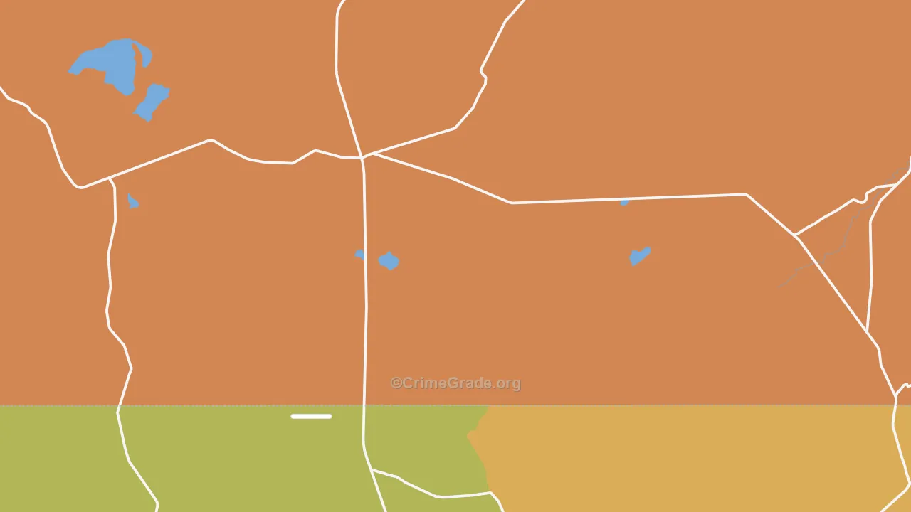 Teec Nos Pos, UT Map of Drug-Related Crime Rates