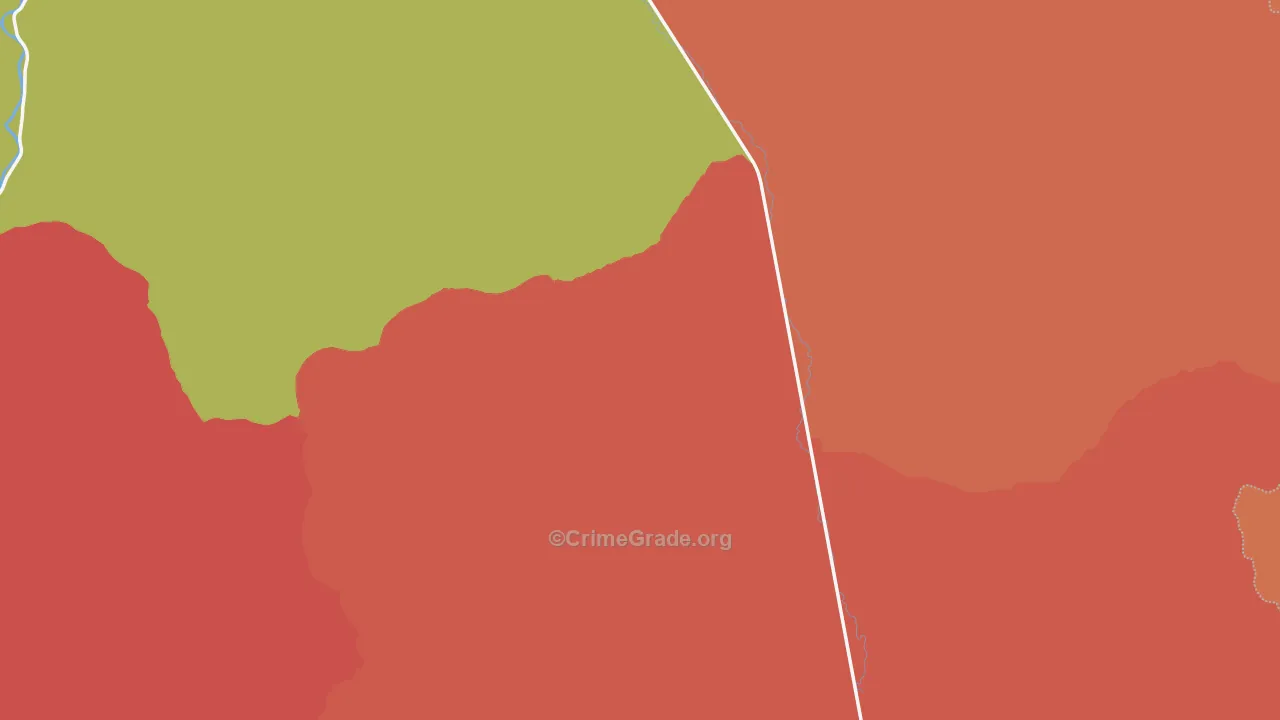 Tendoy, ID Map of Drug-Related Crime Rates