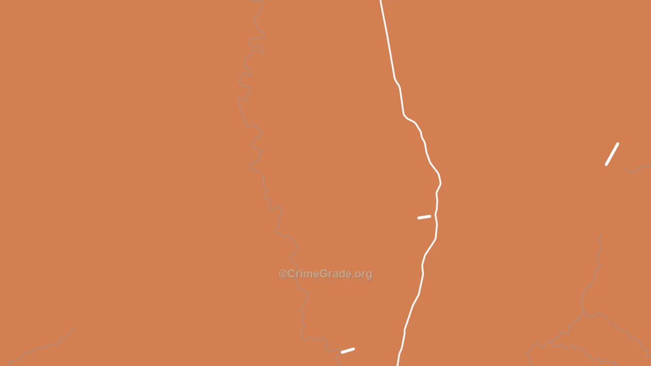 Terlingua, TX Map of Drug-Related Crime Rates