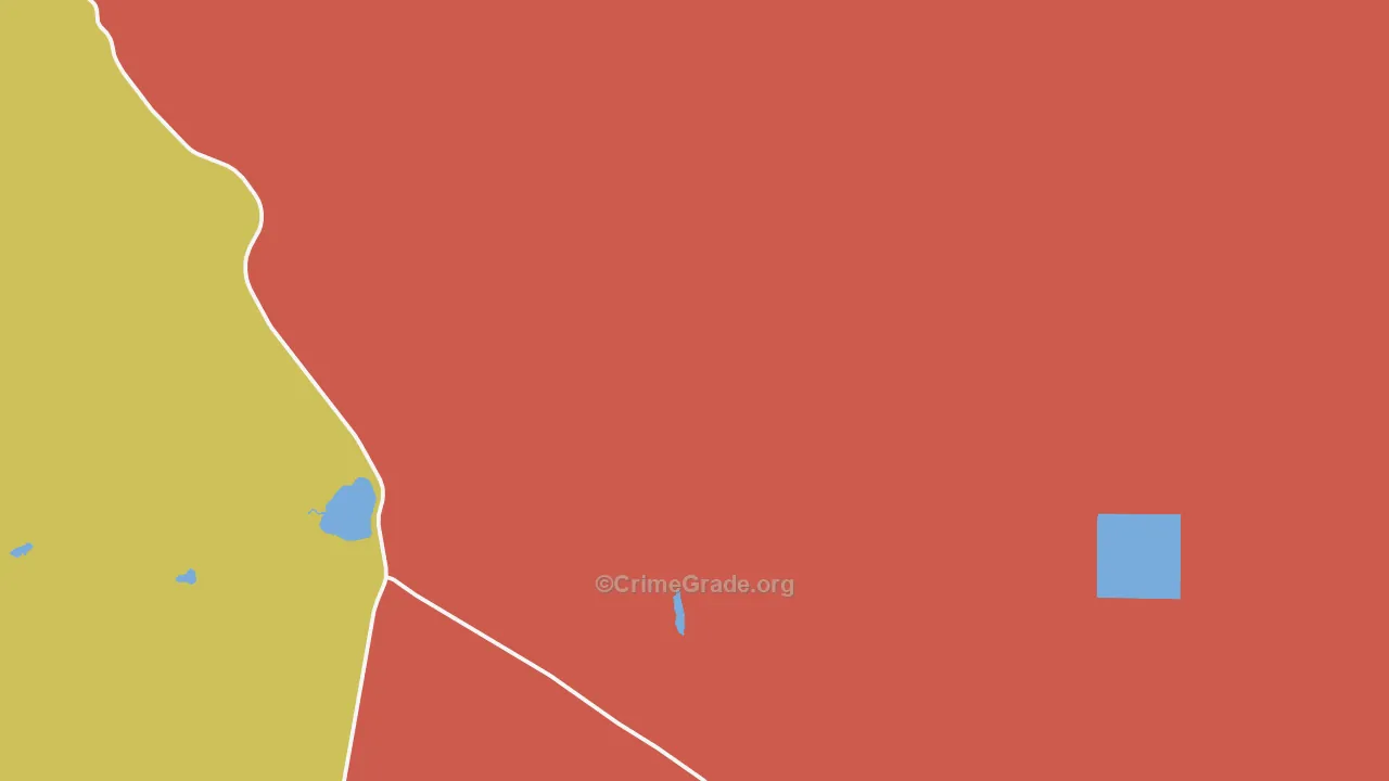 Termo, CA Map of Drug-Related Crime Rates