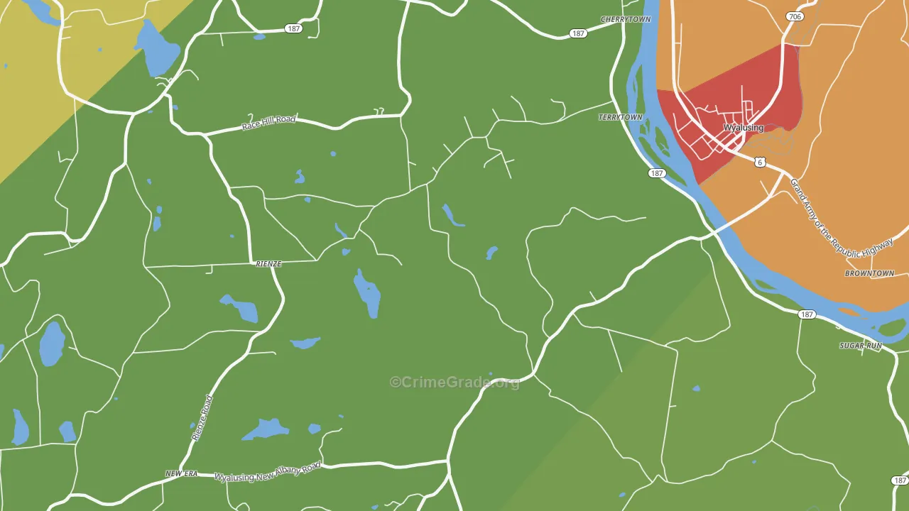 Terrytown, PA Map of Drug-Related Crime Rates