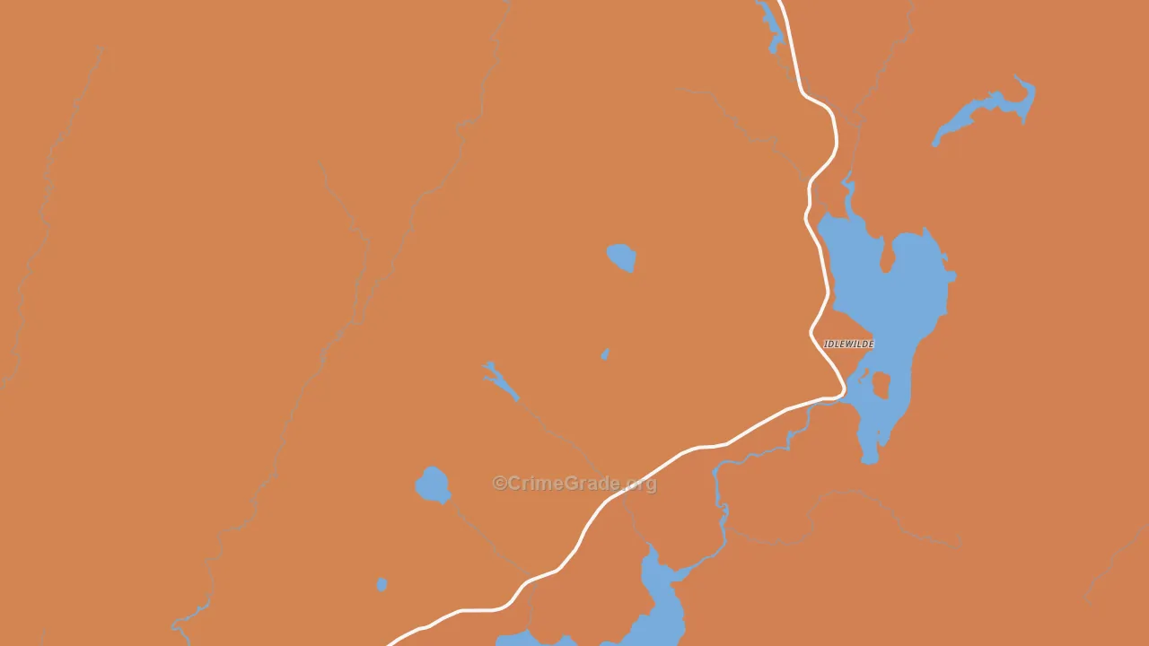 The Glen, NH Map of Drug-Related Crime Rates