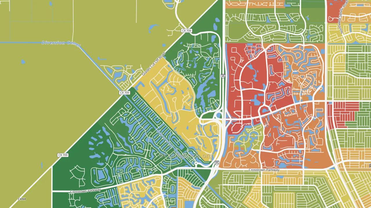 The Reserve, Port St. Lucie, FL Map of Drug-Related Crime Rates