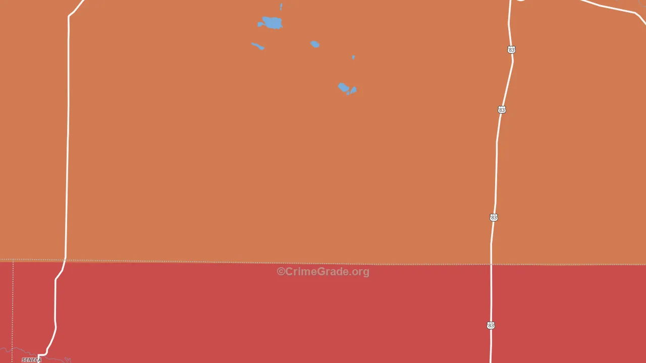 Thedford, NE Map of Drug-Related Crime Rates