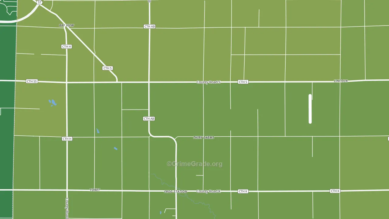 Thiry Daems, WI Map of Drug-Related Crime Rates
