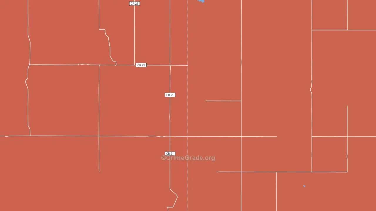 Thunder Hawk, SD Map of Drug-Related Crime Rates