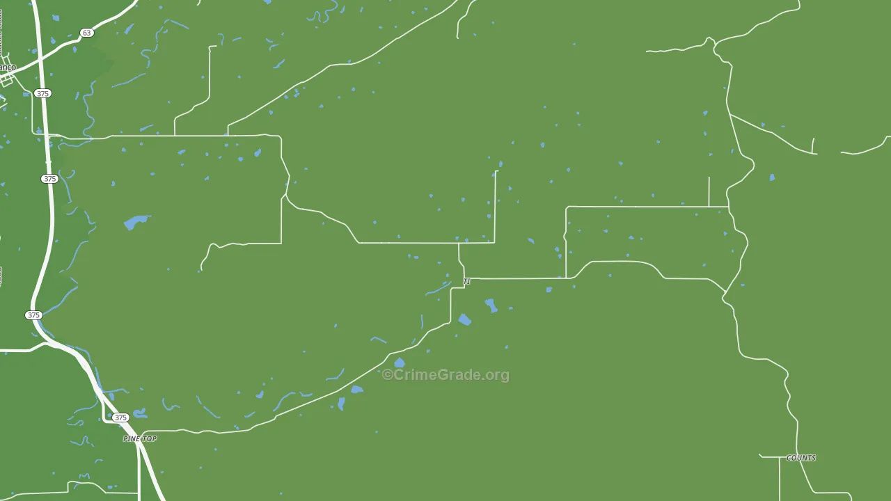 Ti, OK Map of Drug-Related Crime Rates
