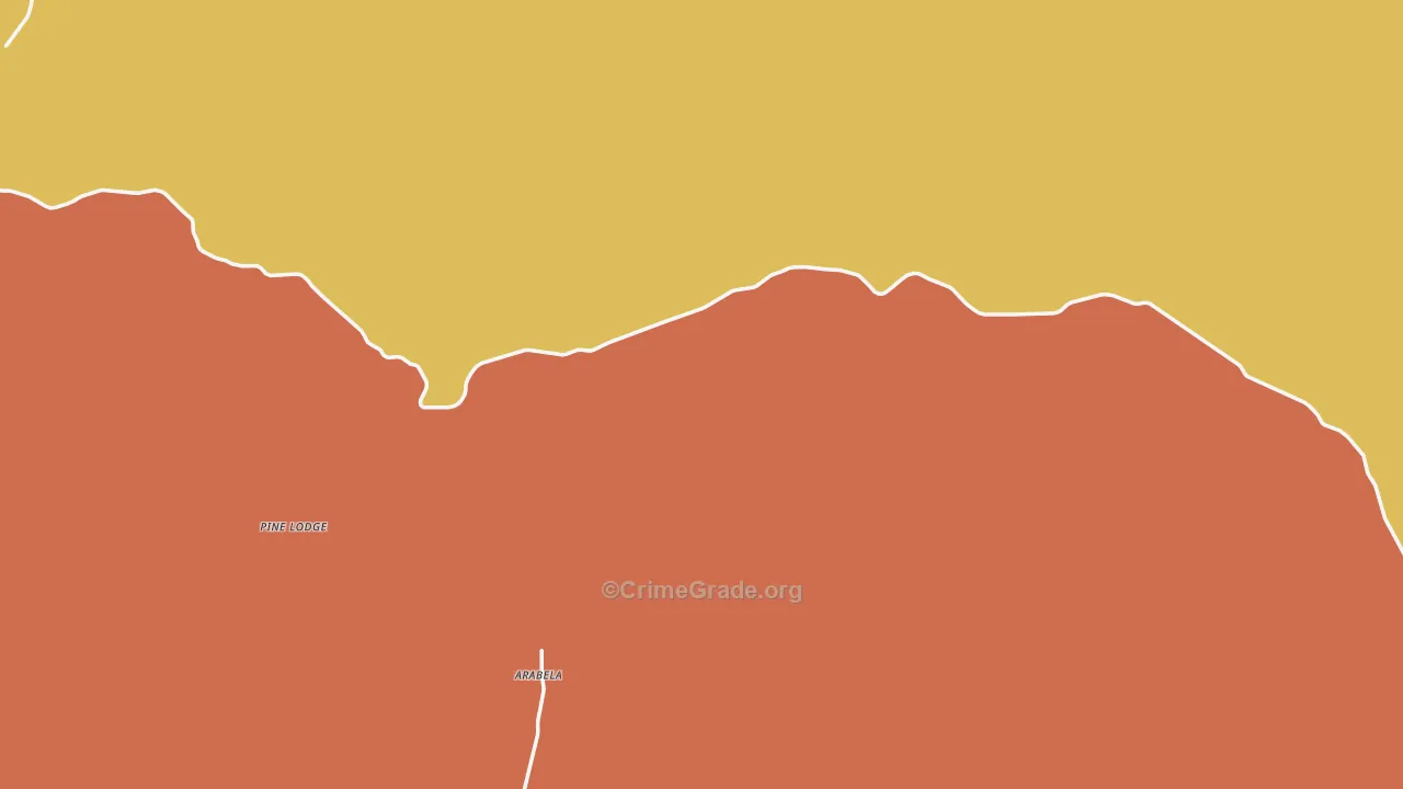 Tinnie, NM Map of Drug-Related Crime Rates