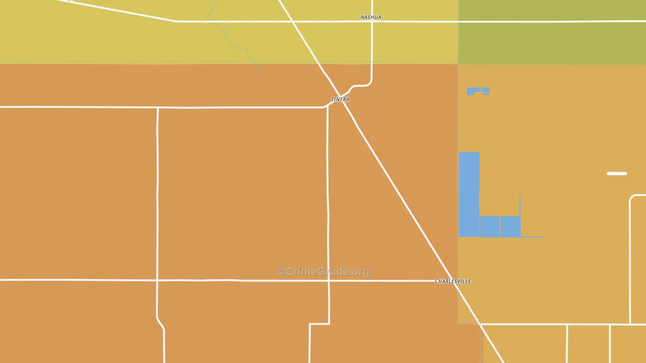 Tintah, MN Map of Drug-Related Crime Rates