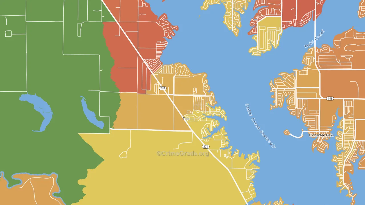 Tool, TX Map of Drug-Related Crime Rates