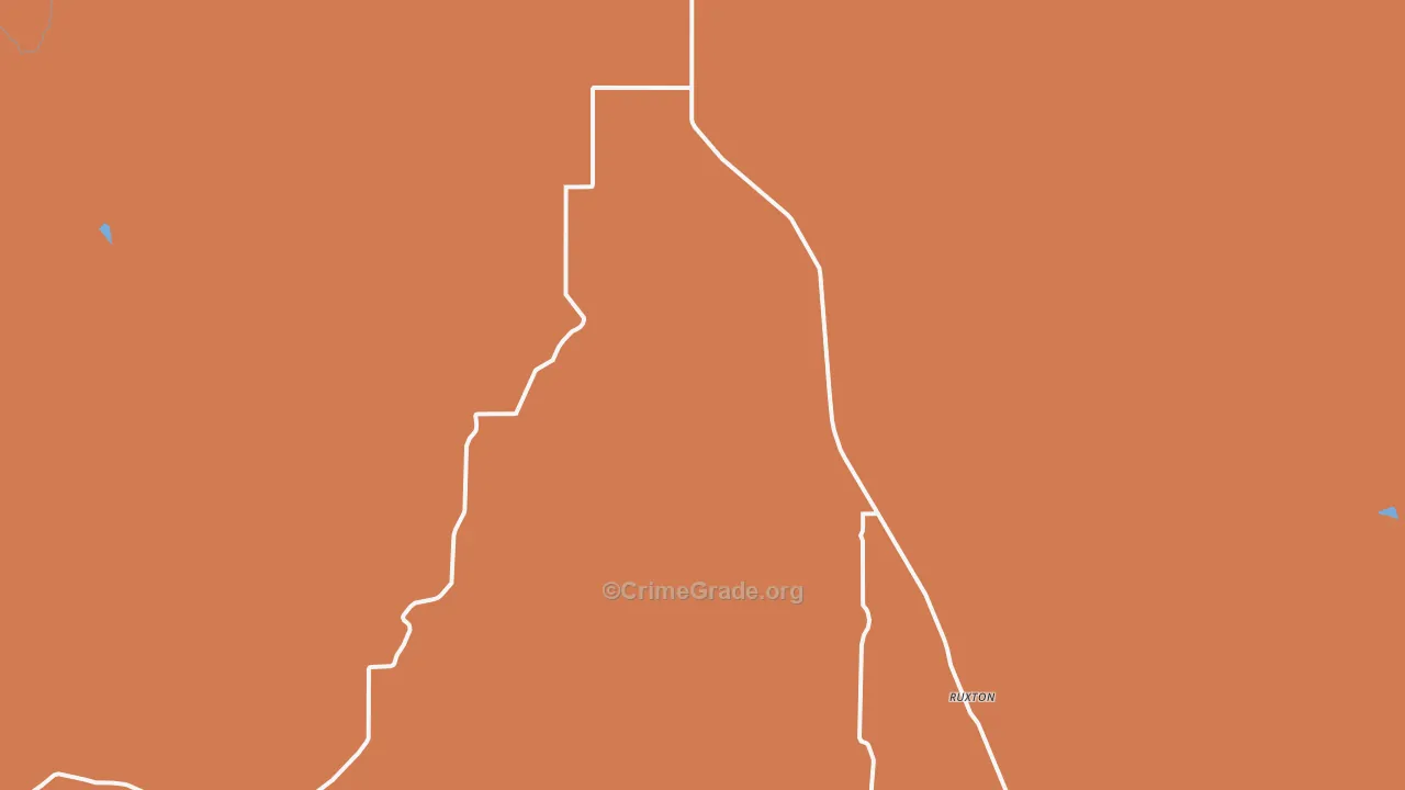 Toonerville, CO Map of Drug-Related Crime Rates