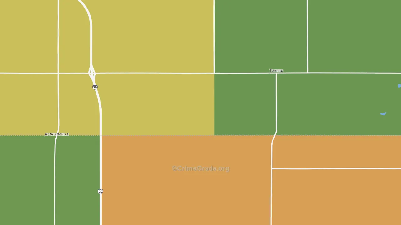 Toronto, SD Map of Drug-Related Crime Rates