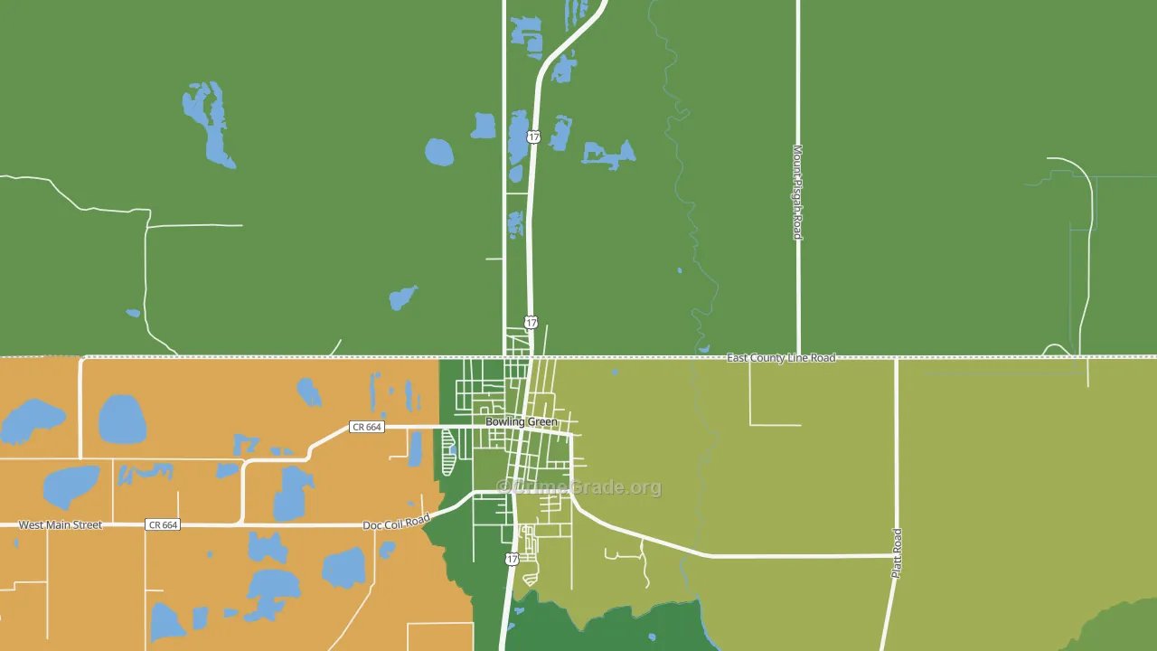 Torrey, FL Map of Drug-Related Crime Rates
