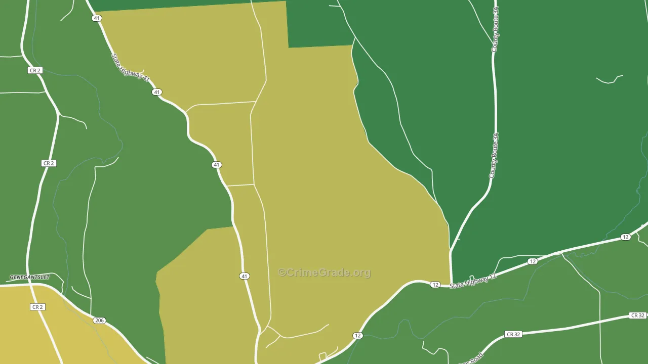 Triangle, NY Map of Drug-Related Crime Rates