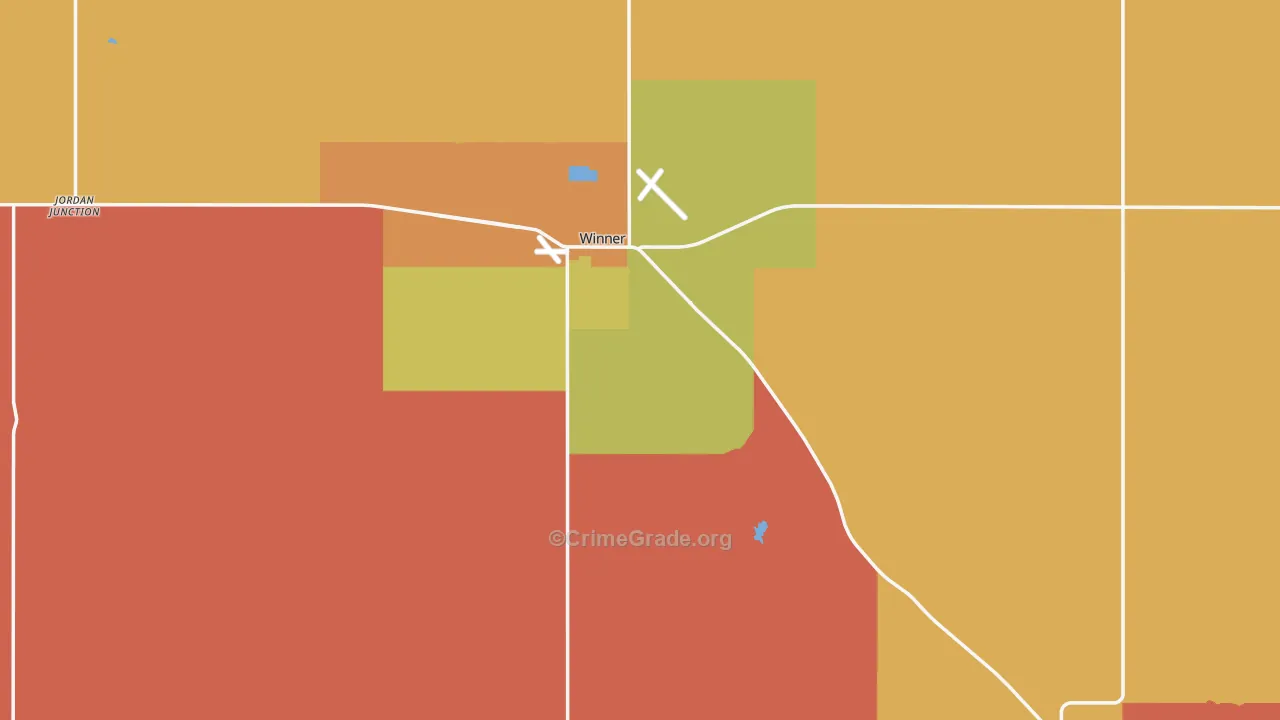Tripp County, SD Map of Drug-Related Crime Rates