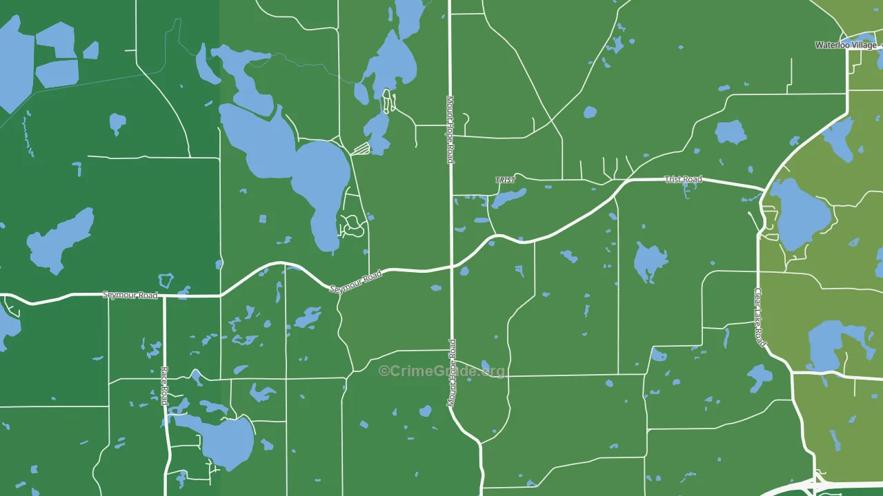 Trist, MI Map of Drug-Related Crime Rates