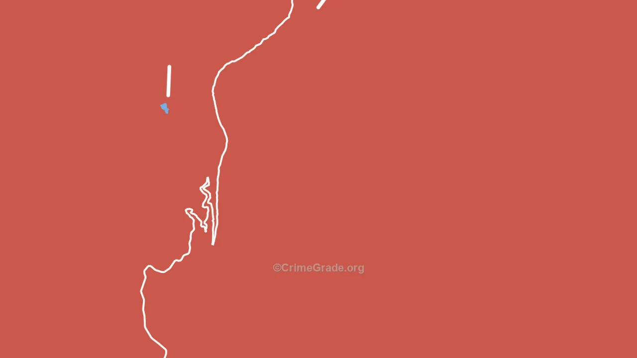 Troy, OR Map of Drug-Related Crime Rates