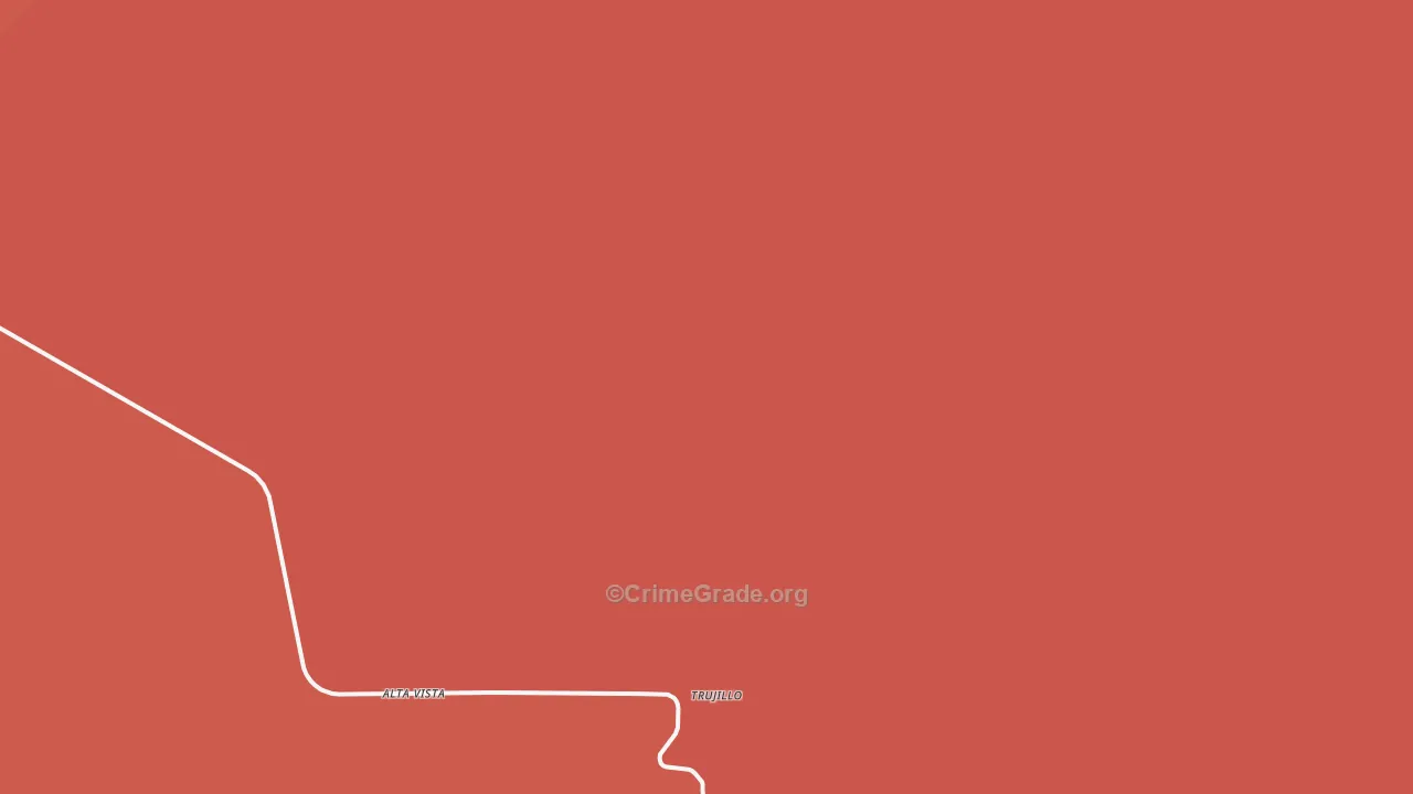 Trujillo, NM Map of Drug-Related Crime Rates