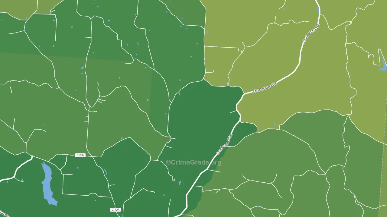 Tucson, OH Map of Drug-Related Crime Rates