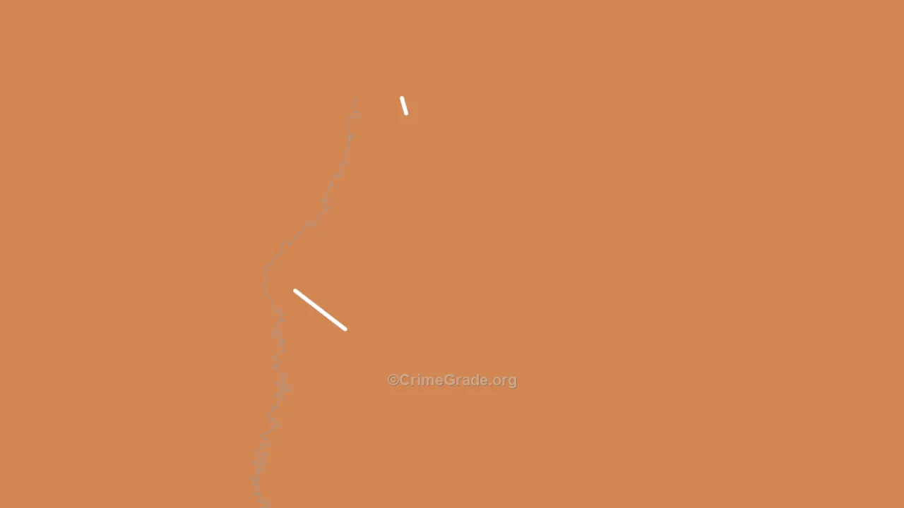 Turnagain Heights, AK Map of Drug-Related Crime Rates