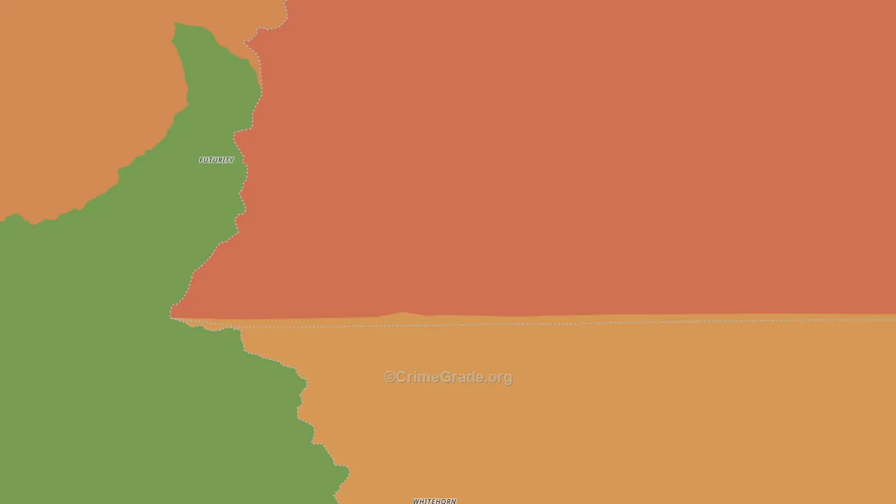 Turret, CO Map of Drug-Related Crime Rates