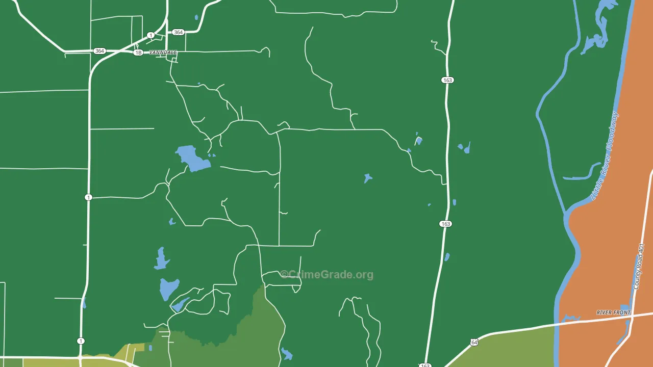 Twist, AR Map of Drug-Related Crime Rates